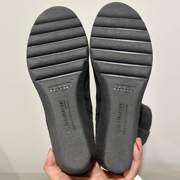 🌹LA CANADIENNE🌹 Begonia Black Suede Bootie Size: 11 - Picture 12 of 12